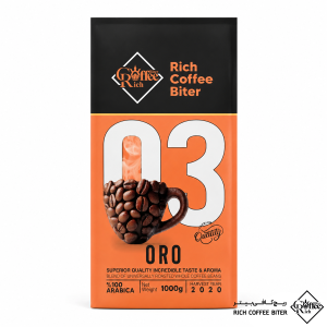 دانه قهوه 100% عربیکا ریچ کافی بیتر - مدل اُرو (1000 گرمی)